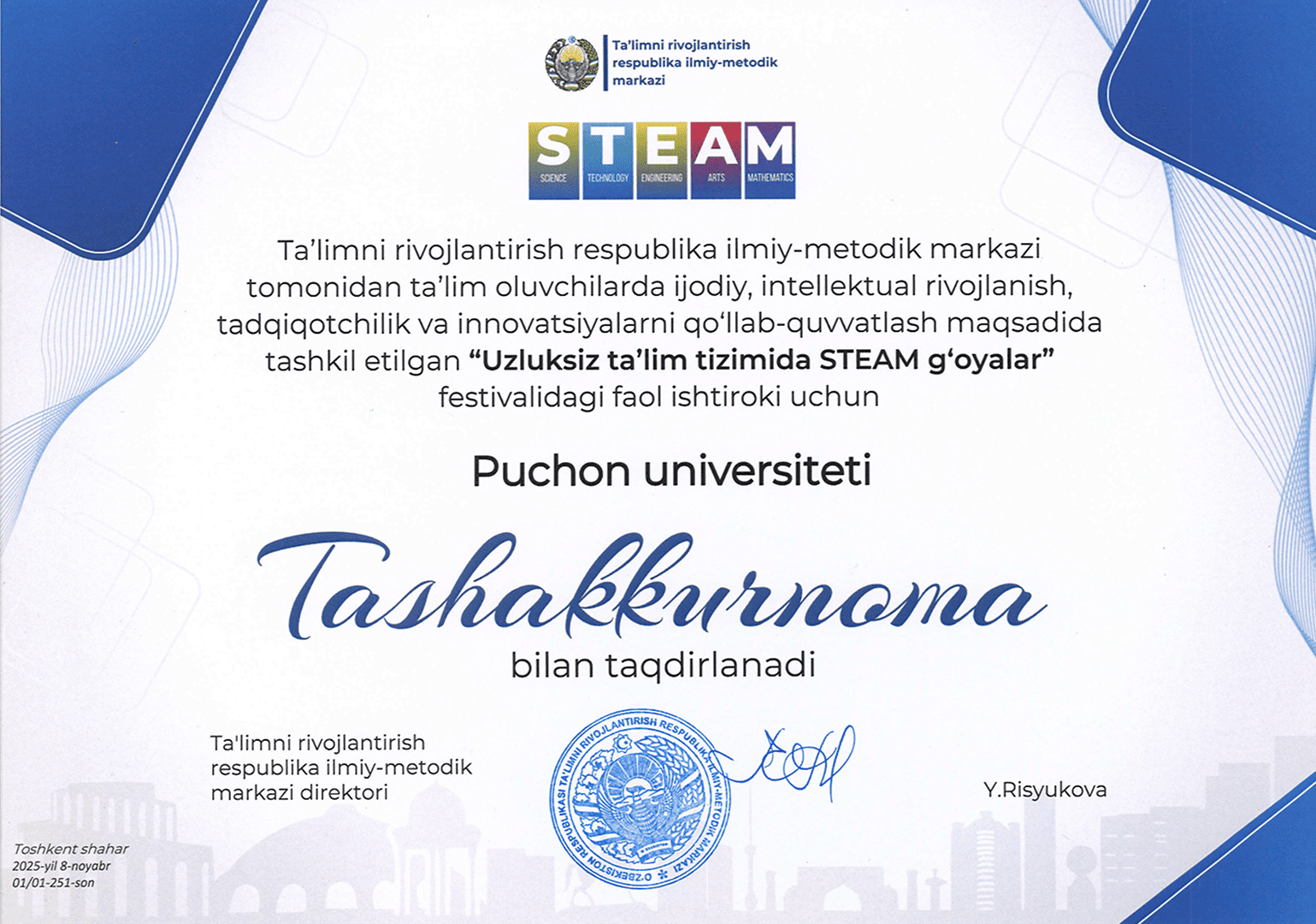 Kelajak pedagoglari kelajakni yaratadilar